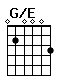Accord guitare G/E (020003)