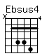 Accord guitare Ebsus4 (x68896)