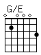 Accord guitare G/E (020003)