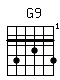 Accord guitare G9 (353435)