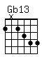 Accord guitare Gb13 (2x2344)